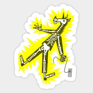 Electrician Unicorn Sticker